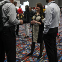 Candace and Josh at reception